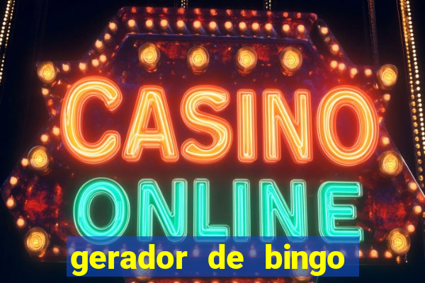 gerador de bingo de palavras